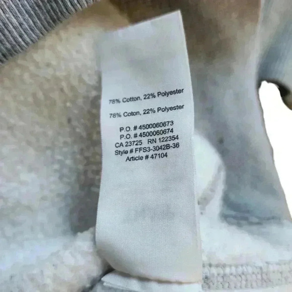 Aritzia  TNA Sweatfleece Baltic Hoodie Grey Purple Sweatshirt Women's size Small - Picture 11 of 13